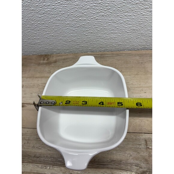 Set Of 2 Corning Ware Spice Of Life Casserole Dish 2 3/4 Cup With Plastic Lids - Picture 13 of 14